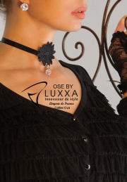 Choker Necklace OSE by Luxxa EVA LACE COLLAR